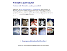 Tablet Screenshot of mineralienmarkt.de